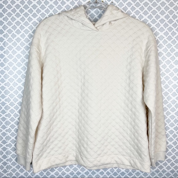 Nwot Madewell Resourced Quilted Hoodie 